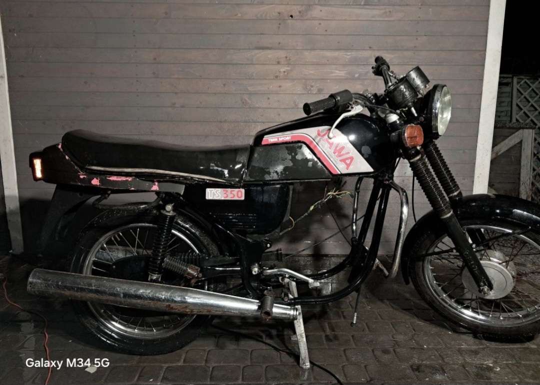 Rama bez silnika kompletna Jawa 350 ts